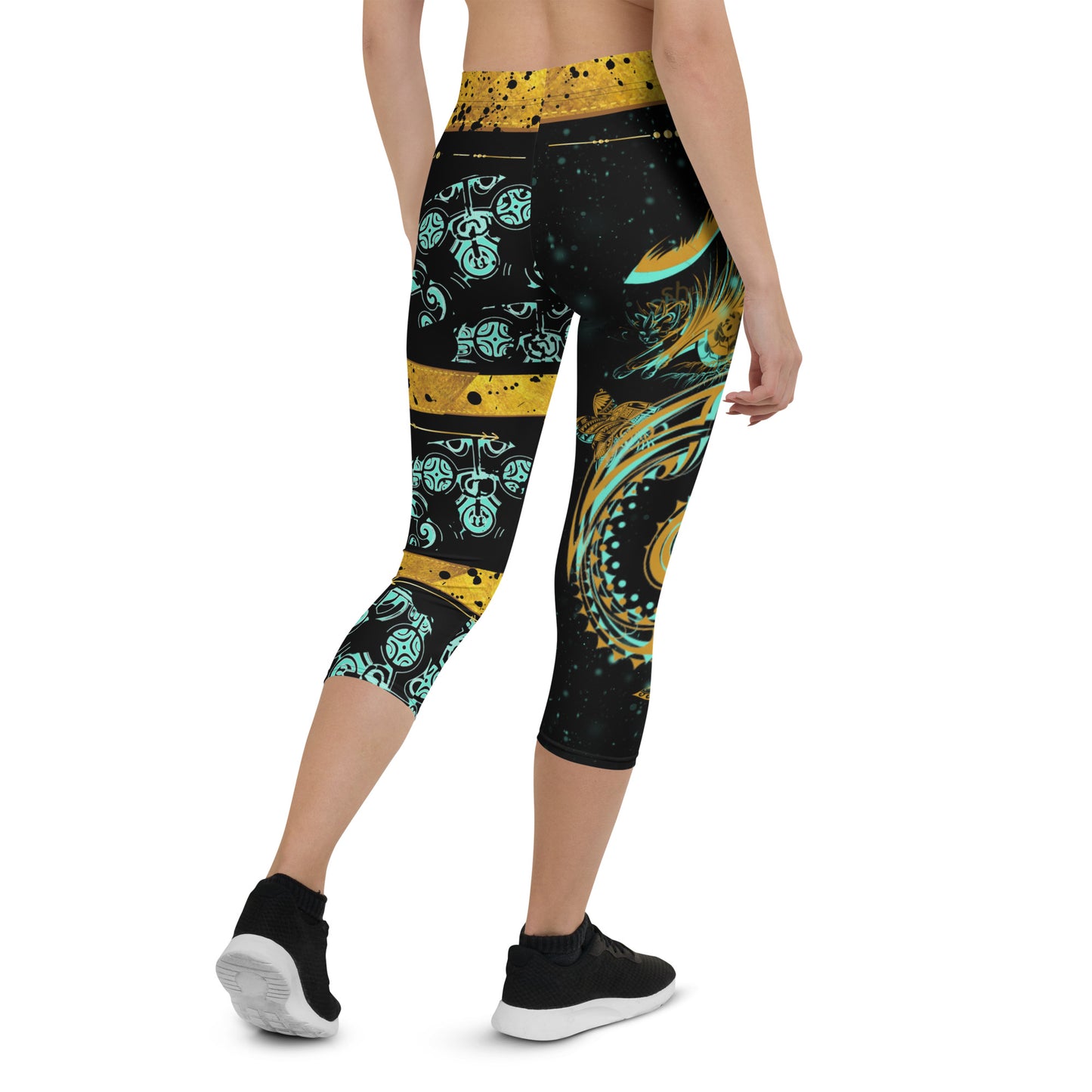 Pacific Eye Capri Leggings