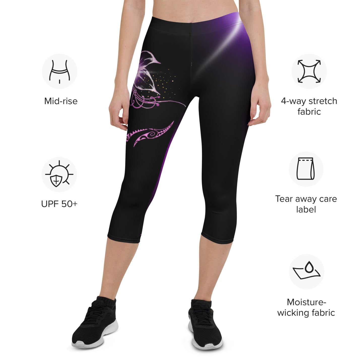 Harmonious Inked Capri Leggings