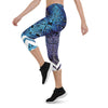 Polynesian Pattern Capri Leggings