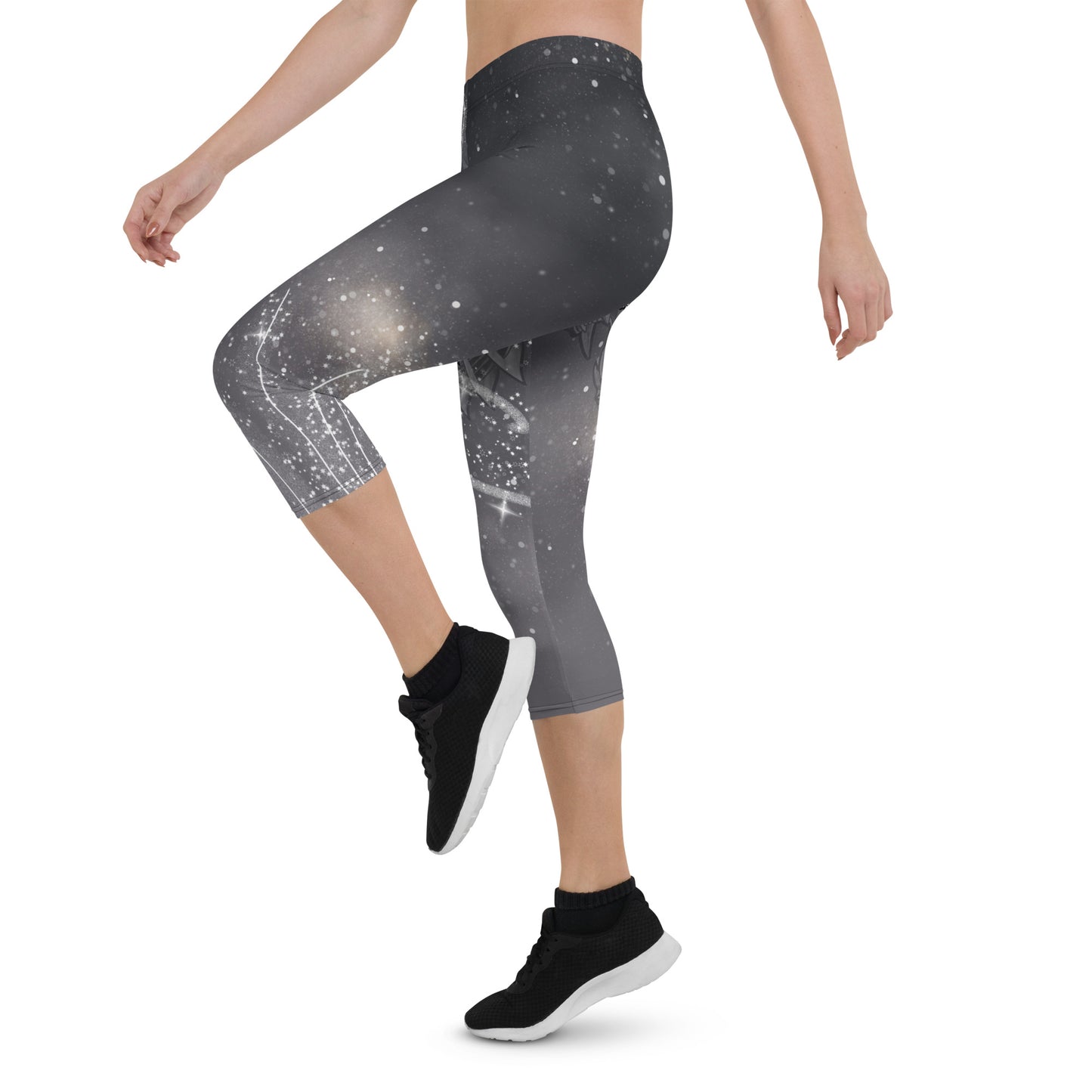 Tiger Print Capri Leggings