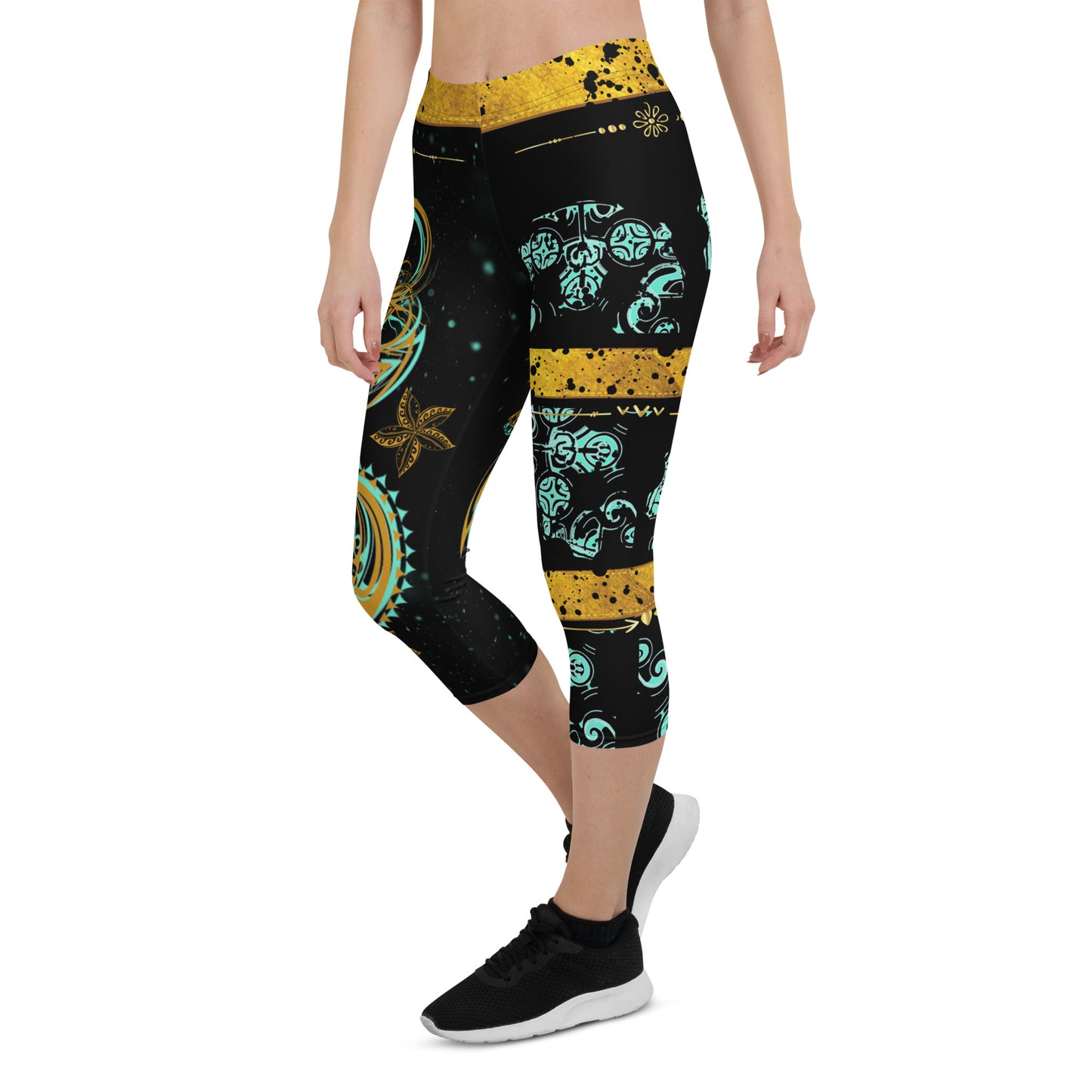 Pacific Eye Capri Leggings