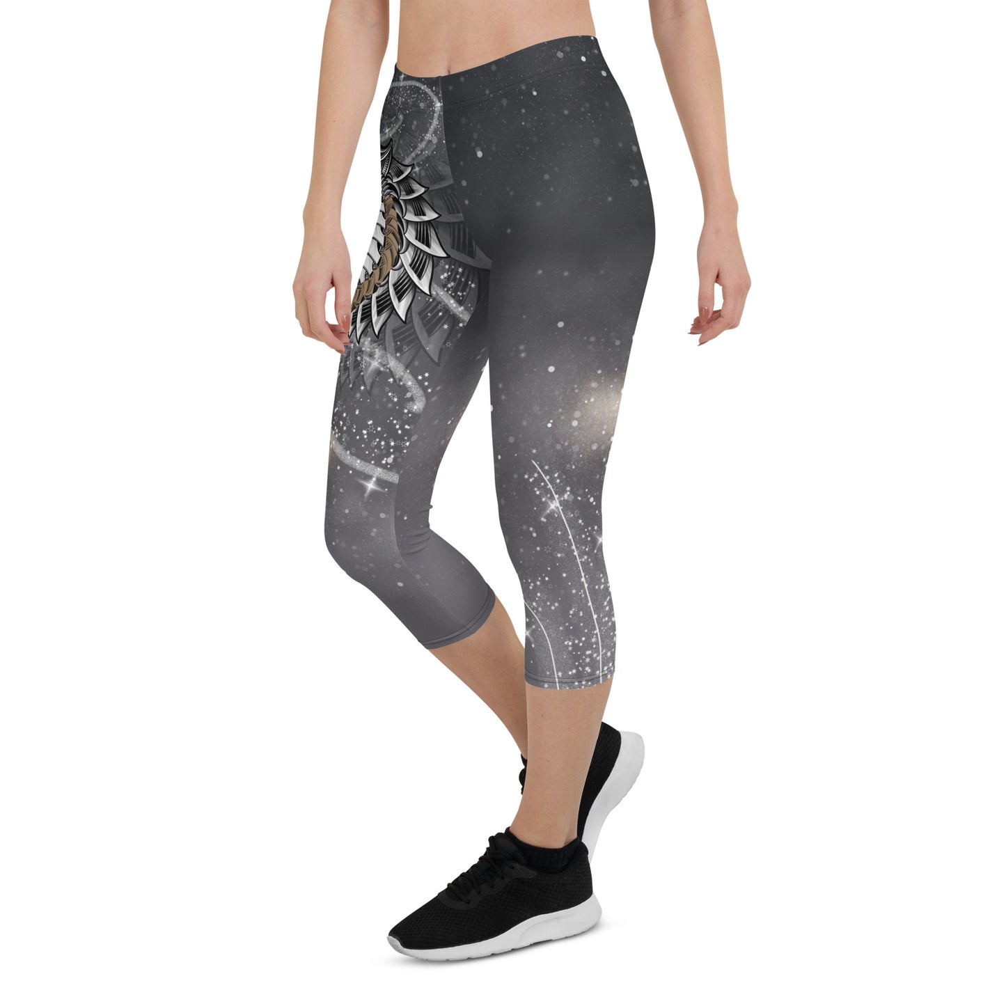 Tiger Print Capri Leggings