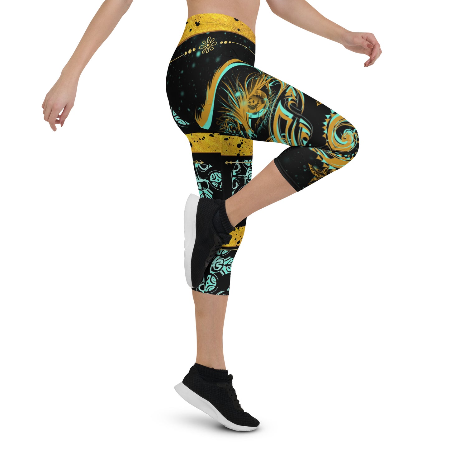 Pacific Eye Capri Leggings