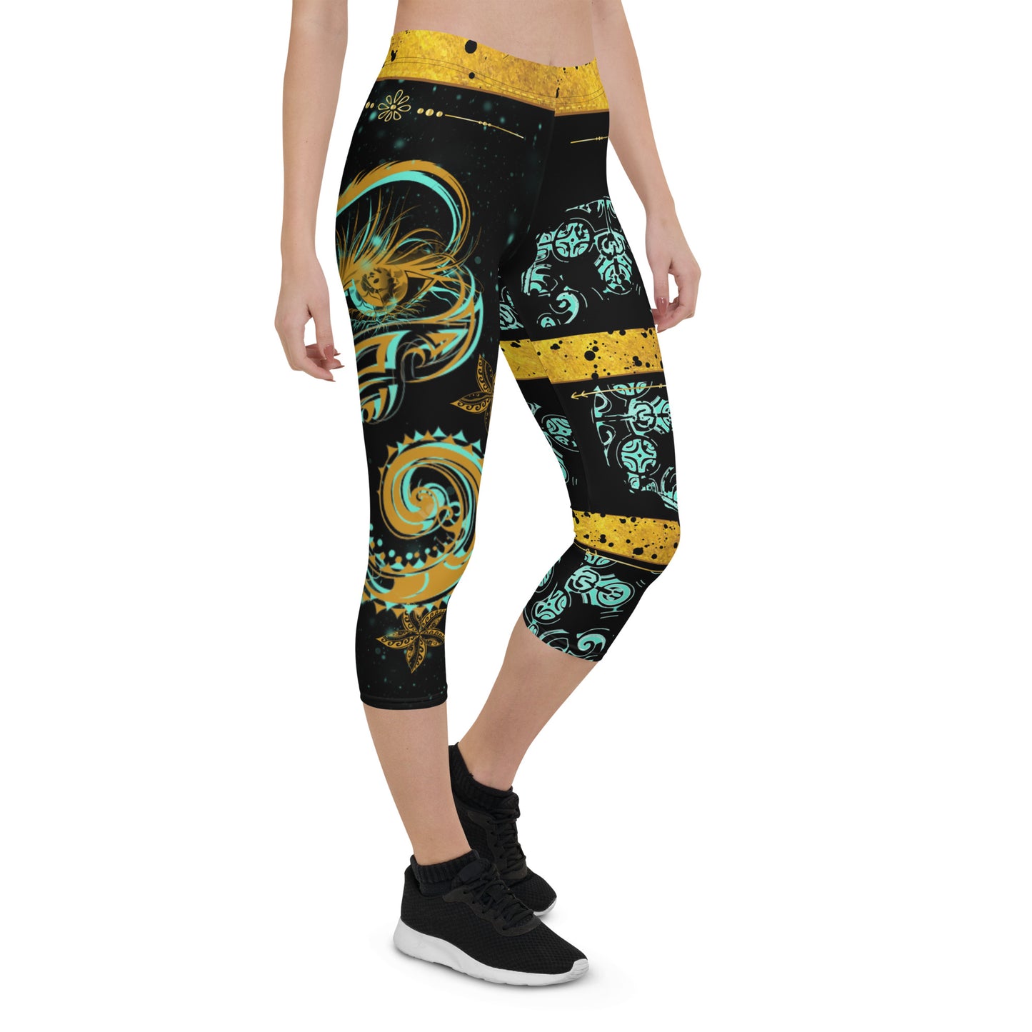 Pacific Eye Capri Leggings