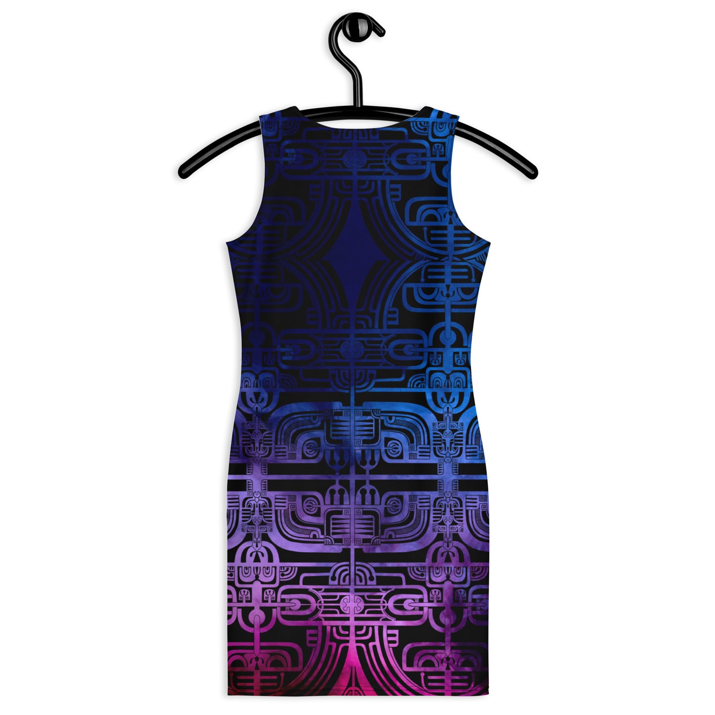 Gradient Purple Dress with Patutiki