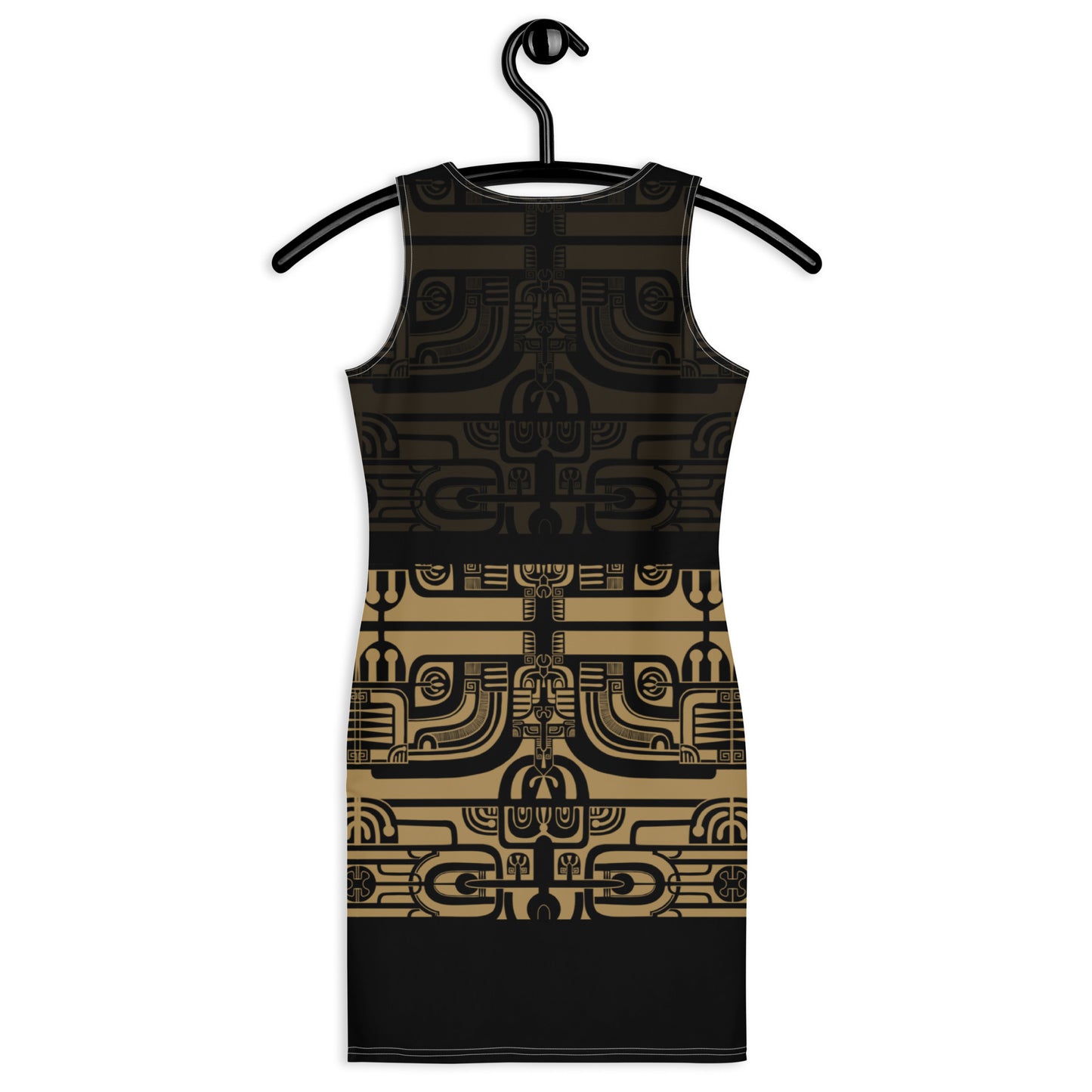 Black and Gold Patutiki Dress