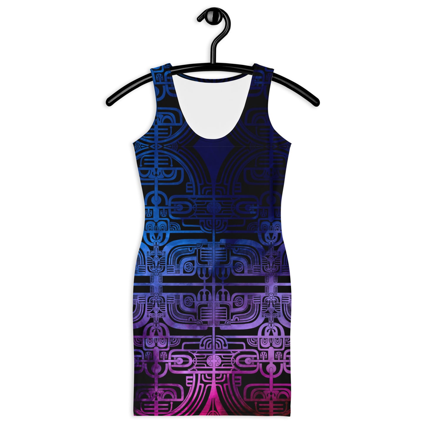 Gradient Purple Dress with Patutiki