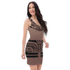 Patutiki Brown Gradient Dress