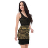 Black and Gold Patutiki Dress