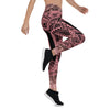 Black Leggings Pacific Pink Sparkle Pattern