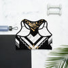 White and Gold Sports bra