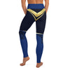 Gold Polynesian Graphic Yoga Leggings