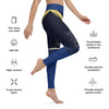 Gold Polynesian Graphic Yoga Leggings