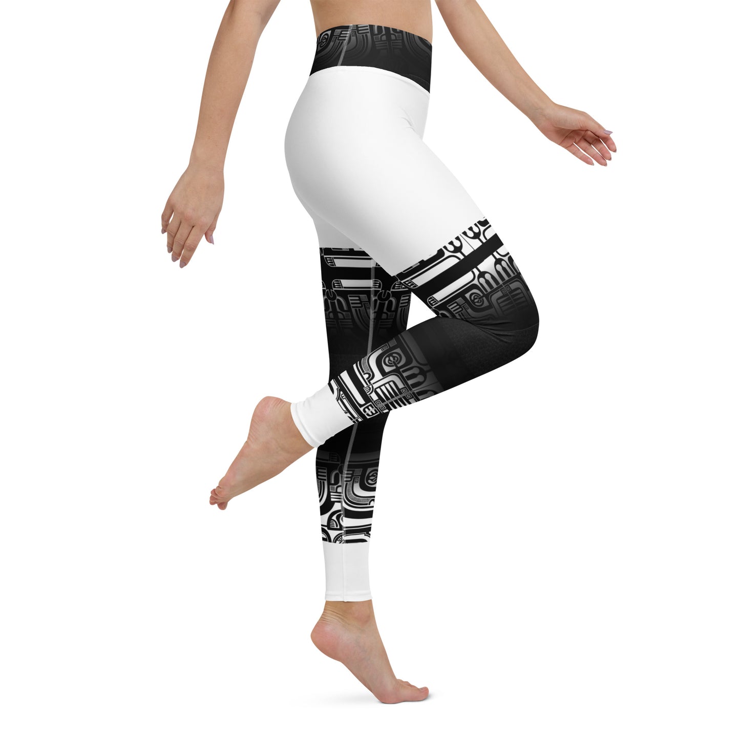 Black and White Yoga Leggings