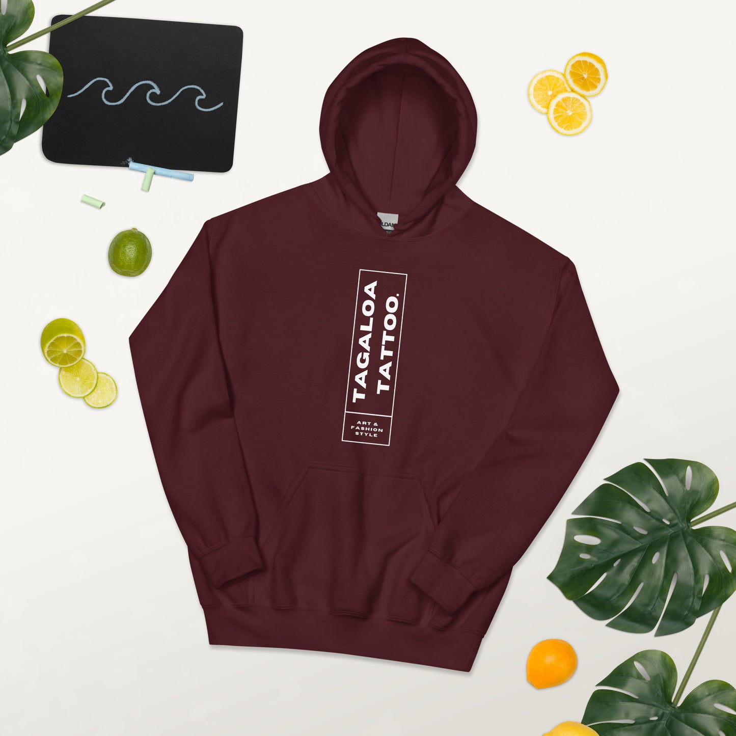 Eye-catching White Framed Hoodie