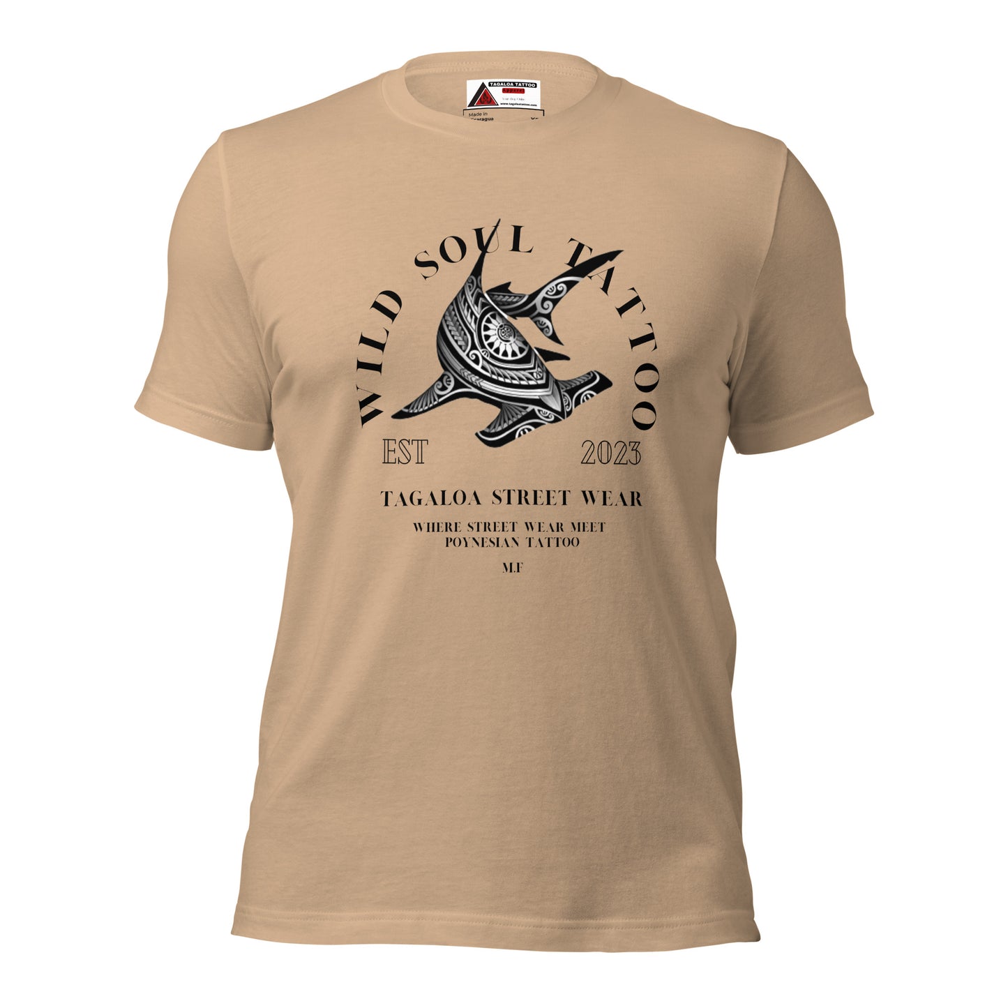 Wild Soul Tattoo Shark T-shirt