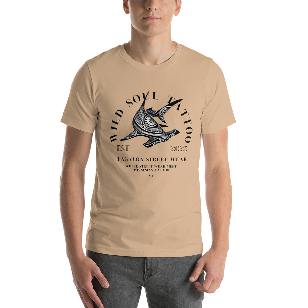 Wild Soul Tattoo Shark T-shirt