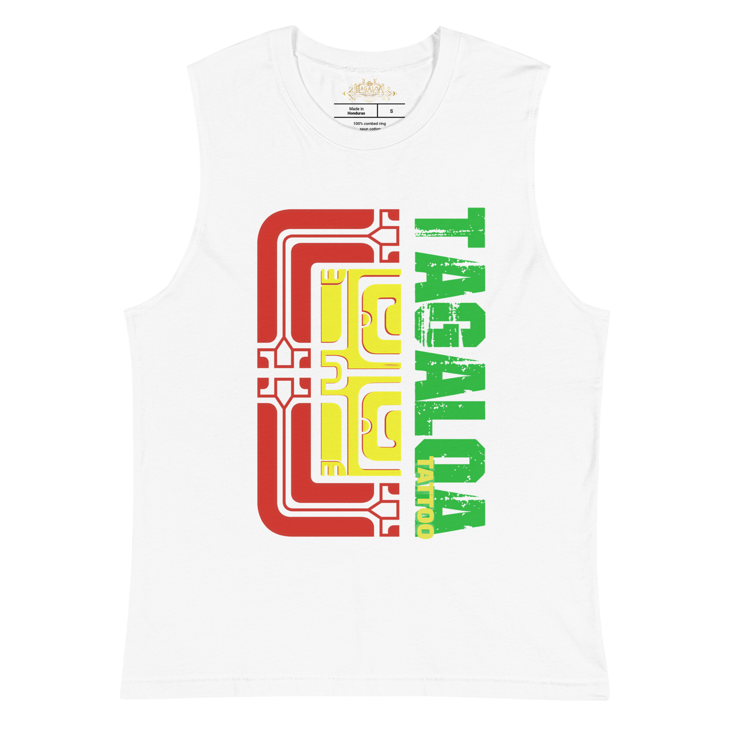 Yellow White Team Tagaloa Tattoo Tee