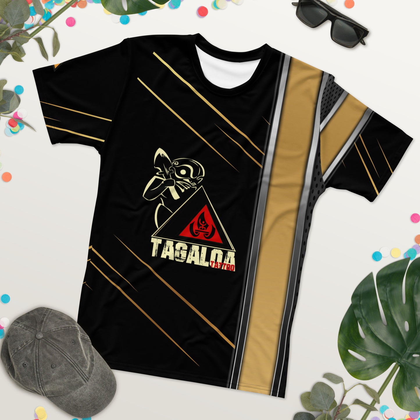 Tagaloa Tattoo crew neck t-shirt with artistic and unique design.