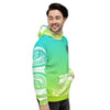 Tagaloa Tattoo Green and Yellow Gradient Hoodie