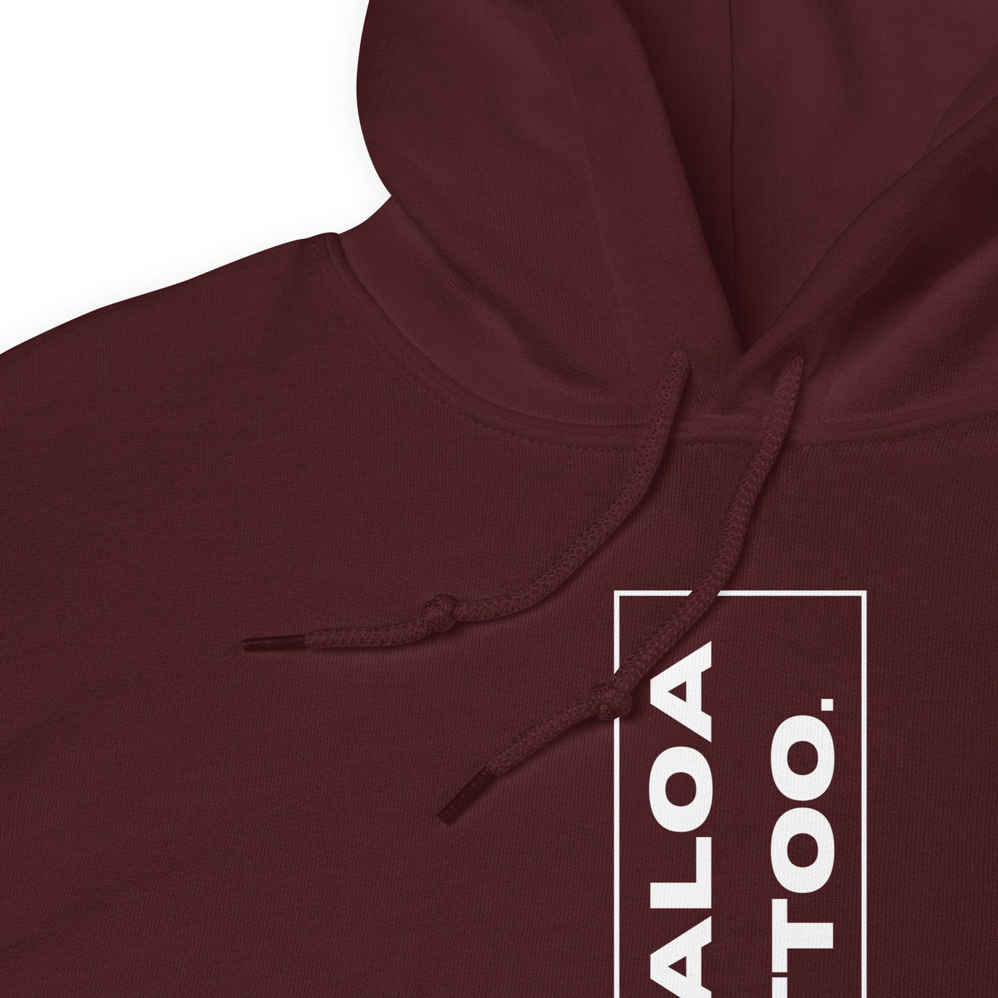 Eye-catching White Framed Hoodie