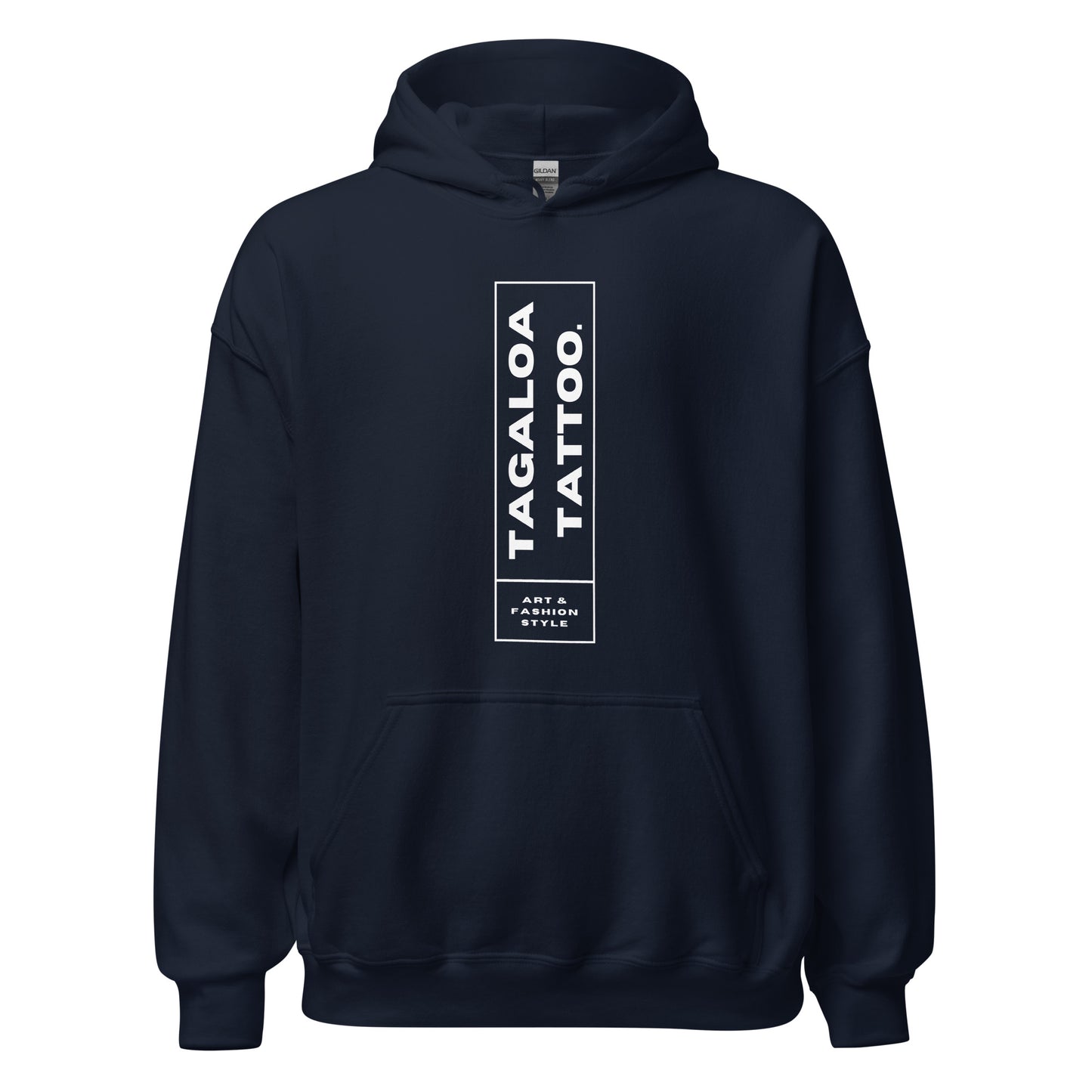 Eye-catching White Framed blue Hoodie