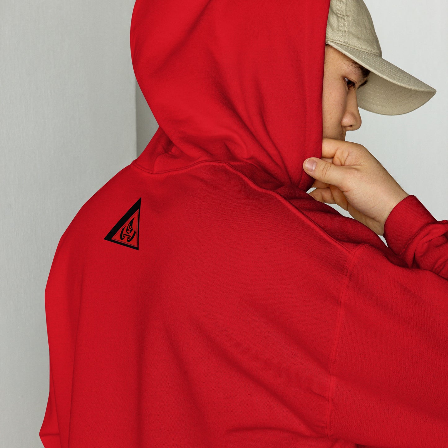 Eye-catching White Framed Hoodie
