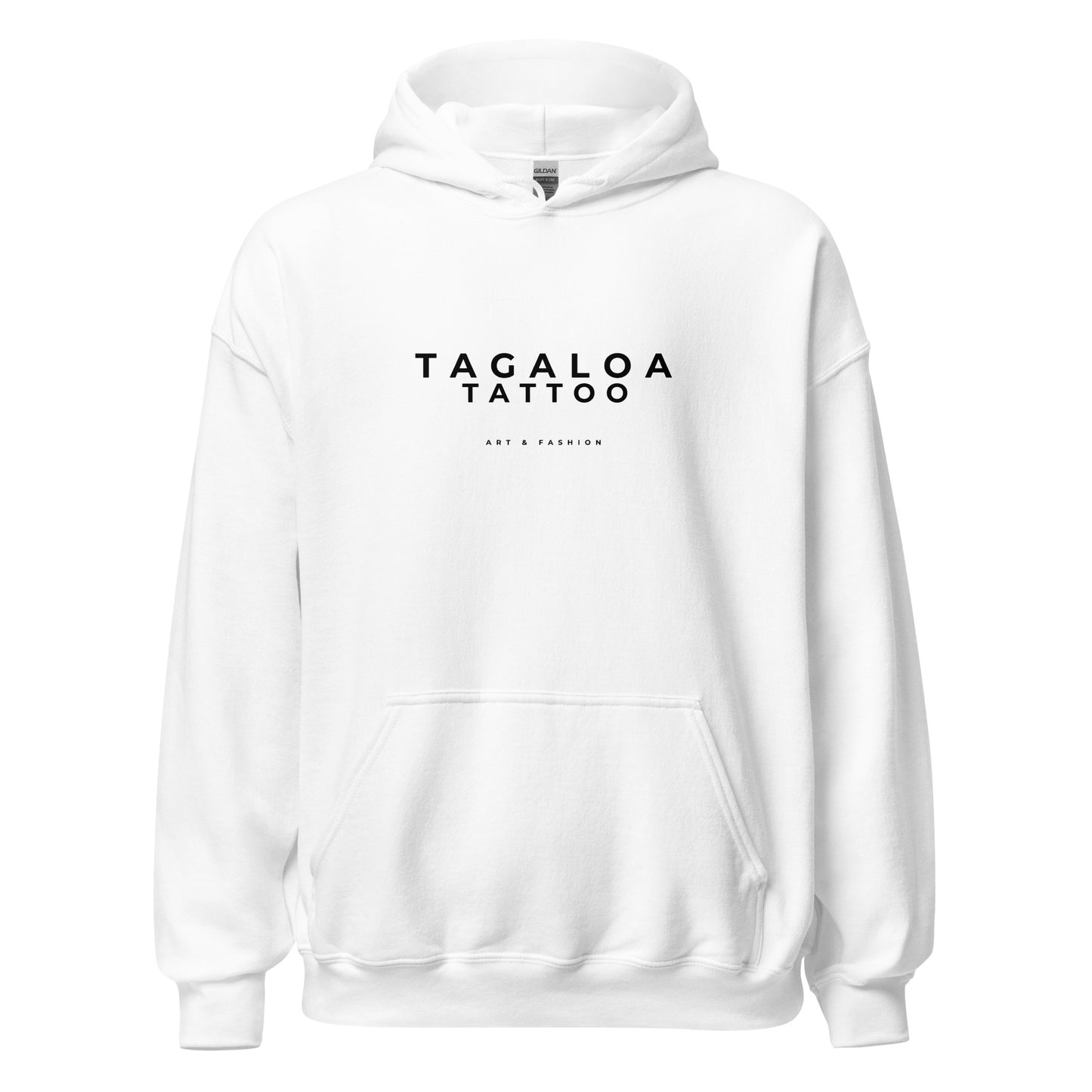 Black White Tagaloa Tattoo Hoodie