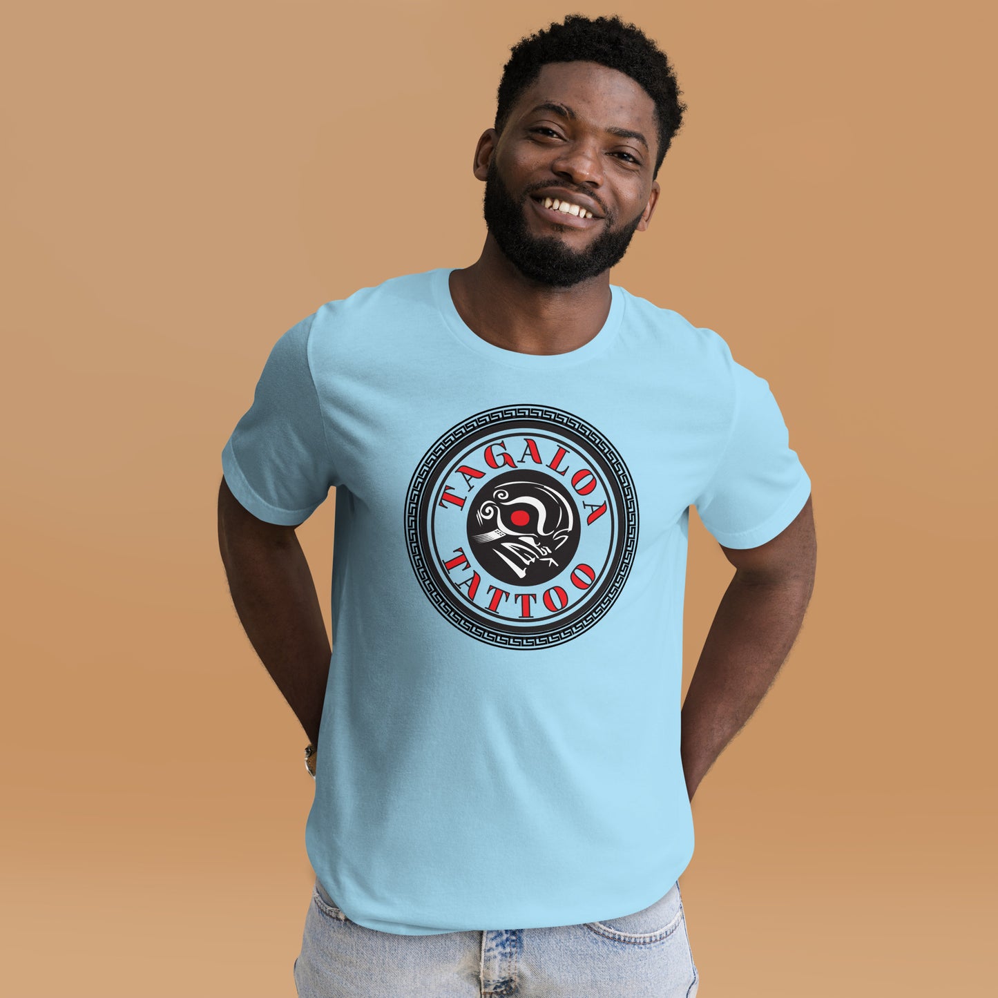 Blue Classic Tagaloa Tattoo Logo Tee