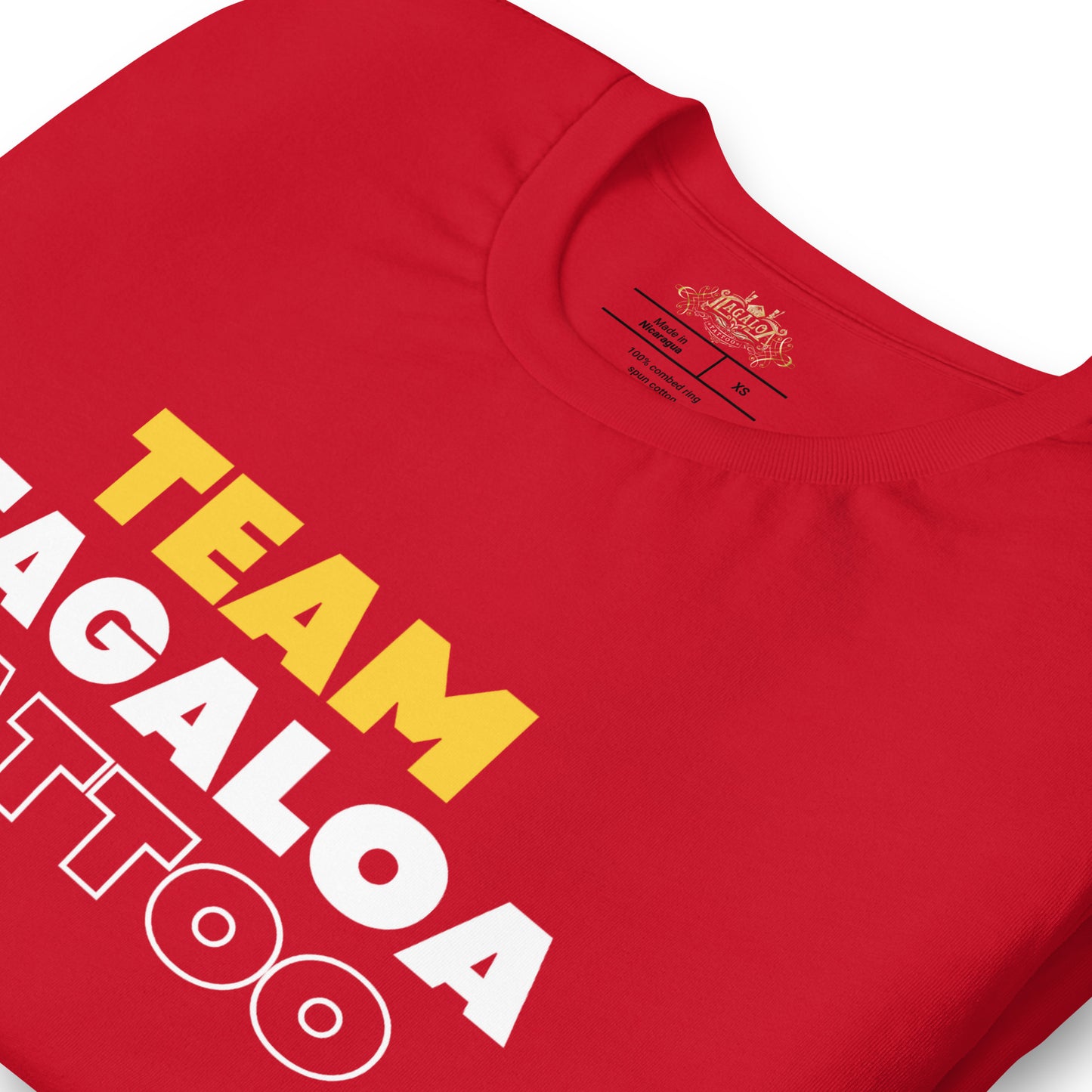 Yellow White Team Tagaloa Tattoo Tee