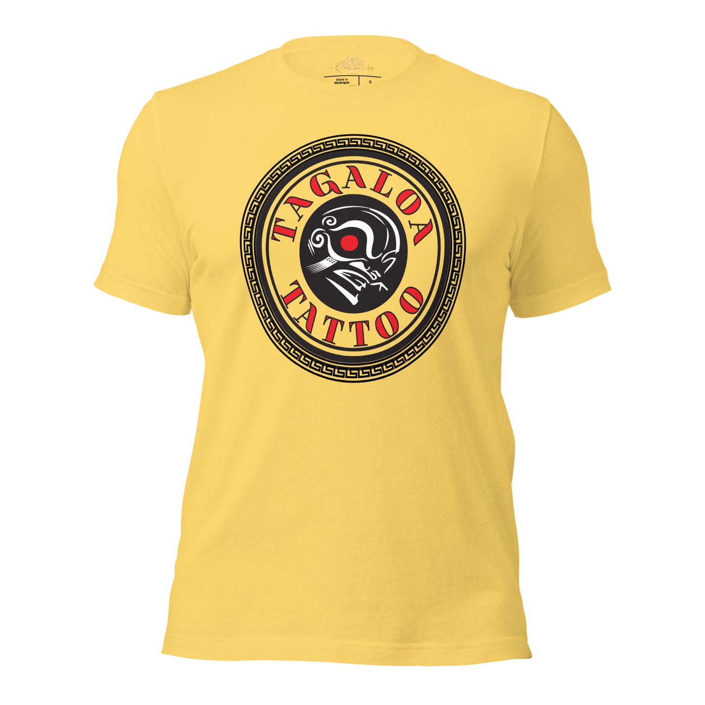 Yellow Classic Tagaloa Tattoo Logo Tee
