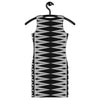 Black Dress with W&F style pattern