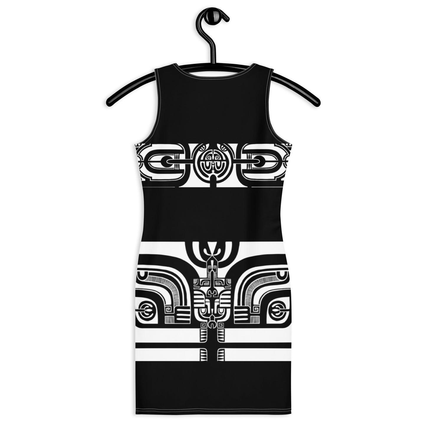 Black and White Patutiki Dress