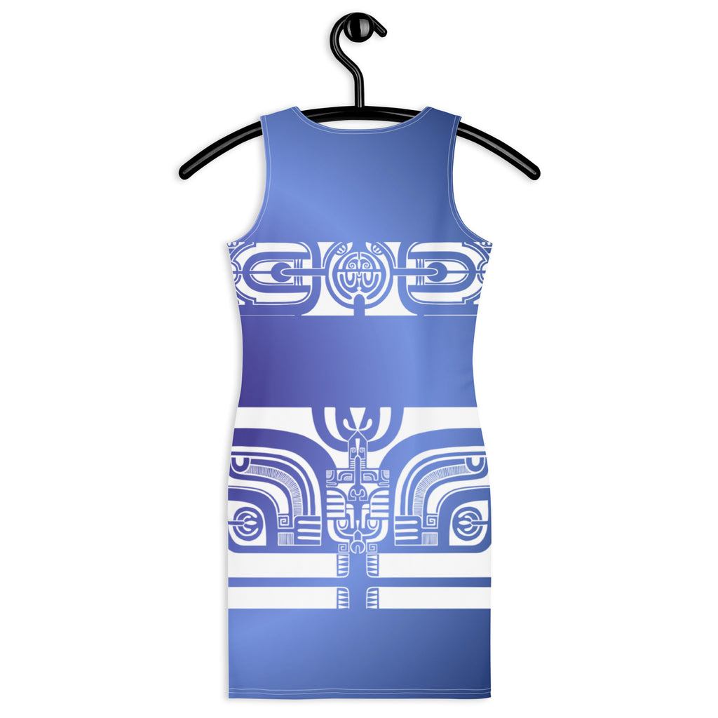 Blue Gradient Patutiki Dress