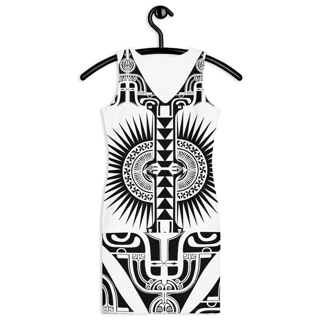 Polynesian Mix Tattoo inspired  Dress