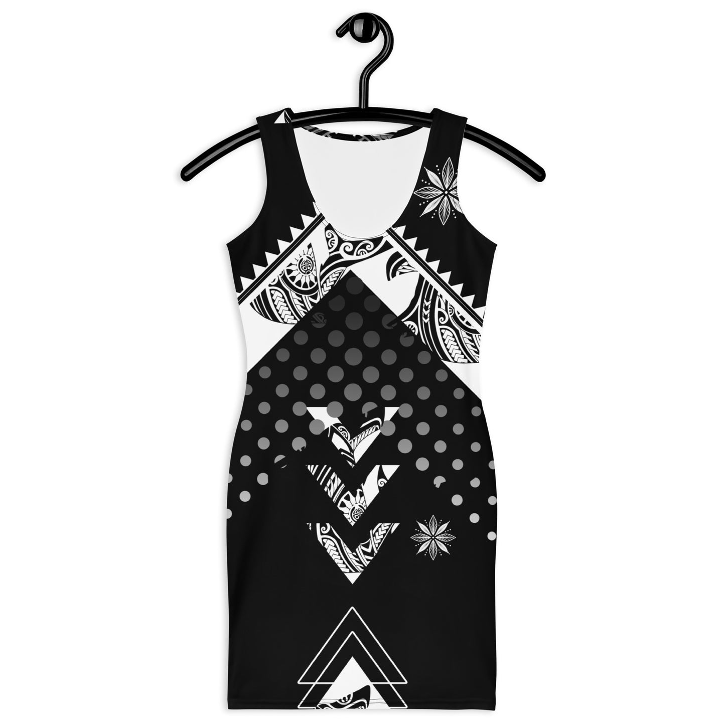 Polynesian Graphic Dress