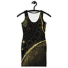 Black and Gold Dress with Pacific Pattern