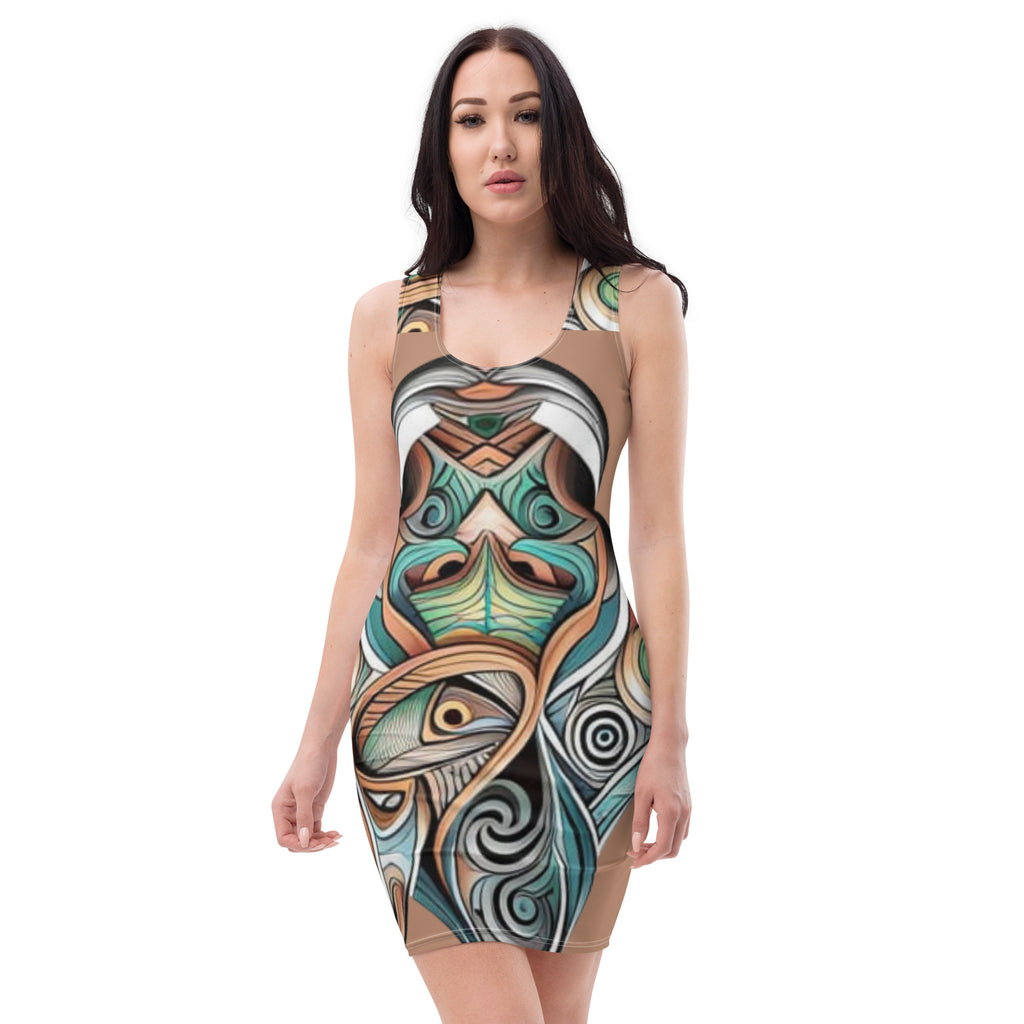 Abstract Movement Dress