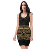 Black and Gold Patutiki Dress