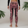 Black Leggings Pacific Pink Sparkle Pattern