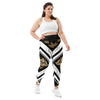 Plus Size Gold Tiki Leggings