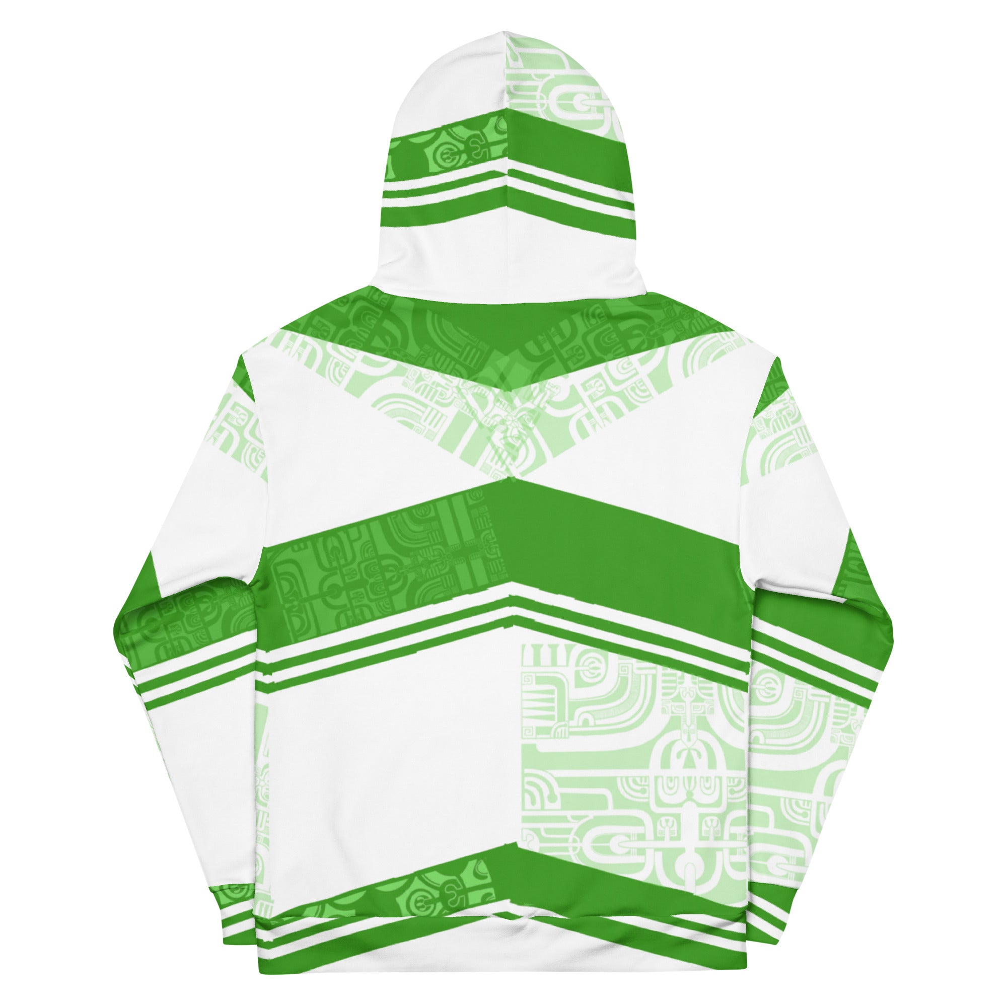 Polynesian Green Style Graphic Hoodie Tagaloa Tattoo Apparel