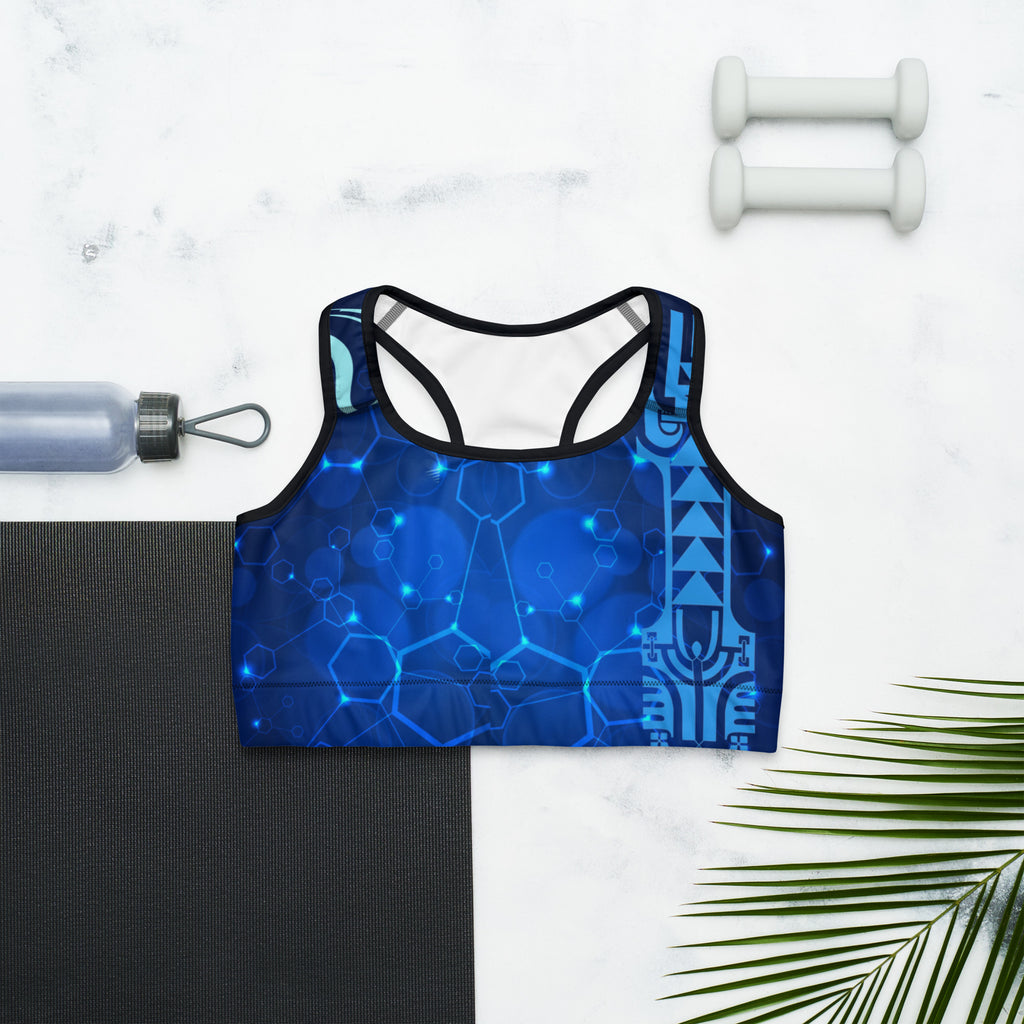 Futuristic Pacific Sports Bra