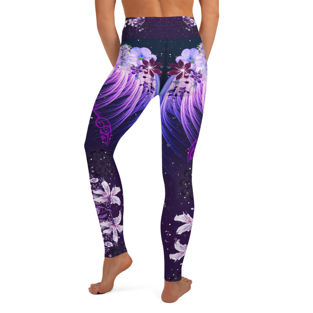Purple Fairy Yoga Leggings