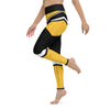 Polynesian Style Yellow Graphic Yoga Leggings