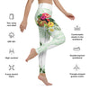 Floral Pacific Motif Yoga Leggings".