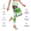 Polynesian Green Style Graphic Yoga Leggings