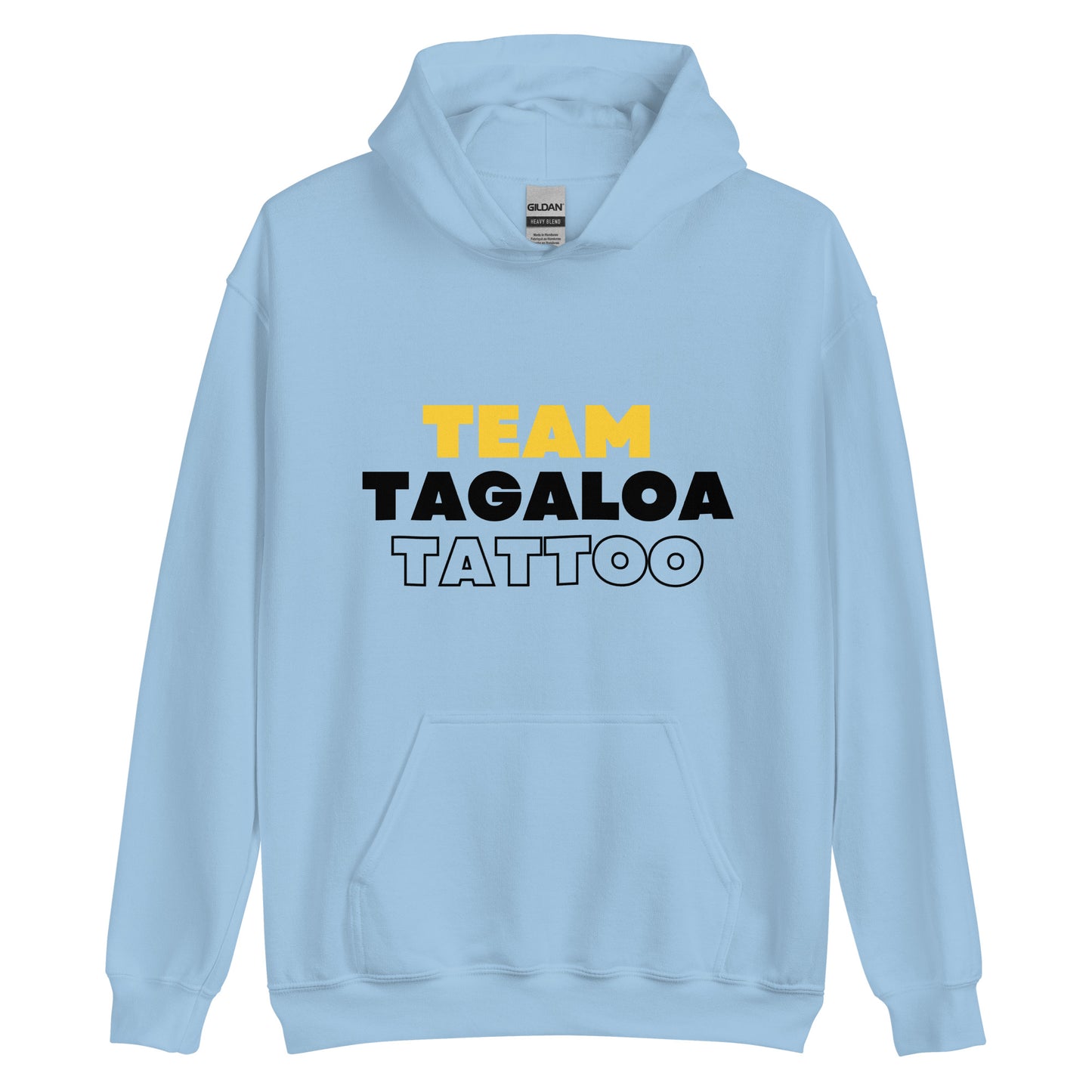 Yellow and Black Team Tagaloa Hoodie