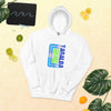 Blue and Green Pattern Hoodie