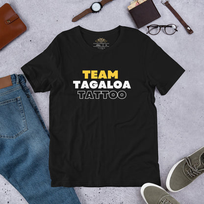 Yellow White Team Tagaloa Tattoo Tee